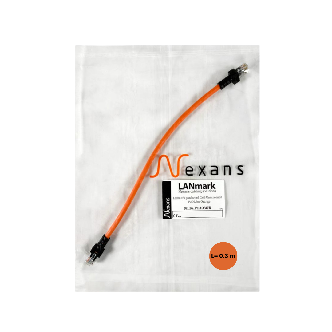 پچ کورد شبکه 30 سانتی متری pvc نگزنس Nexans