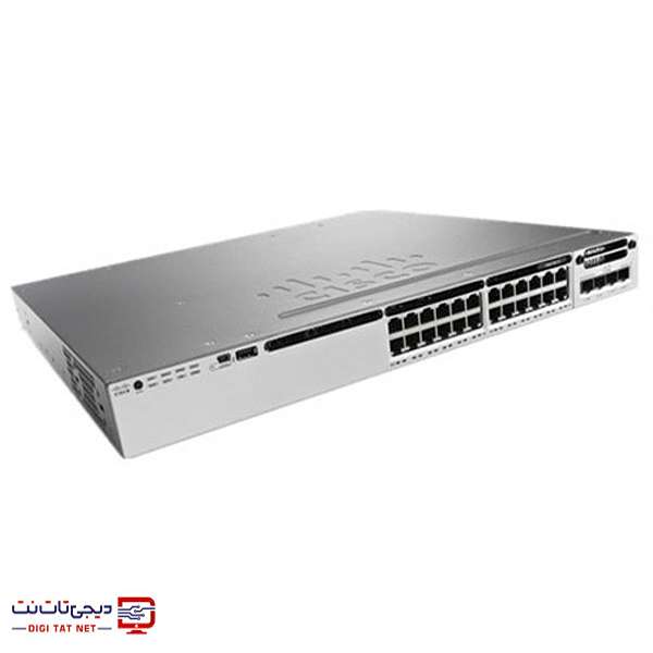 سوئیچ شبکه سیسکو 24 پورت WS-C3850-24T-L